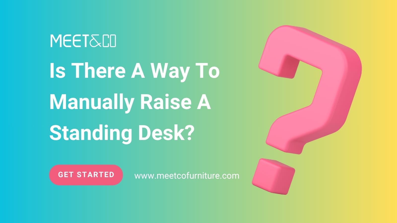 Is There A Way To Manually Raise A Standing Desk?