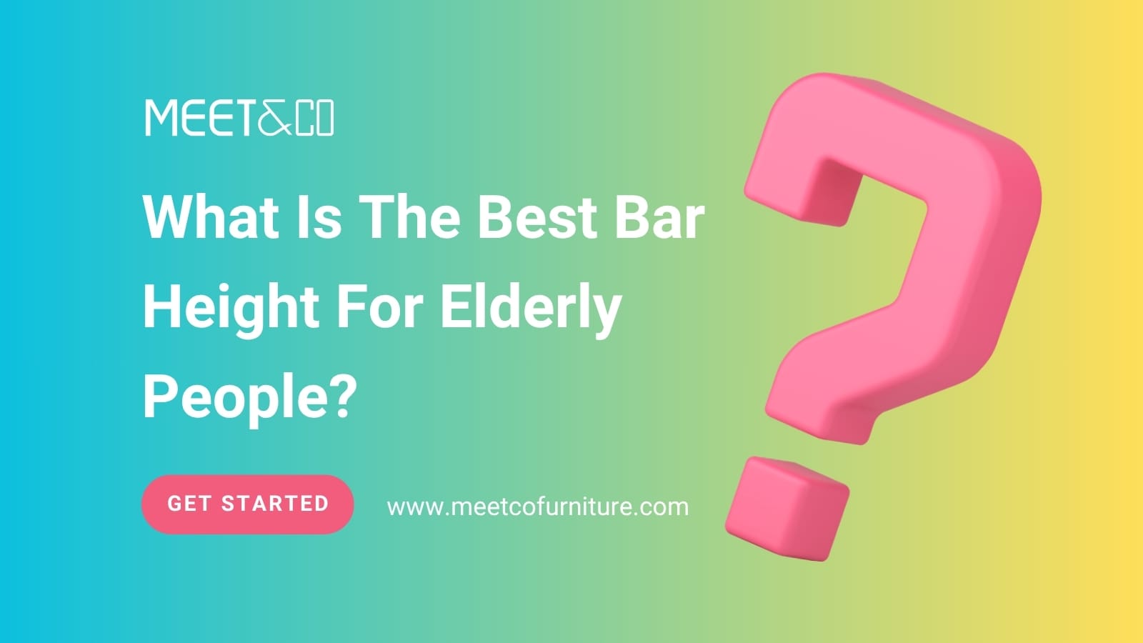 Qual a altura ideal de um balcão de bar para idosos?