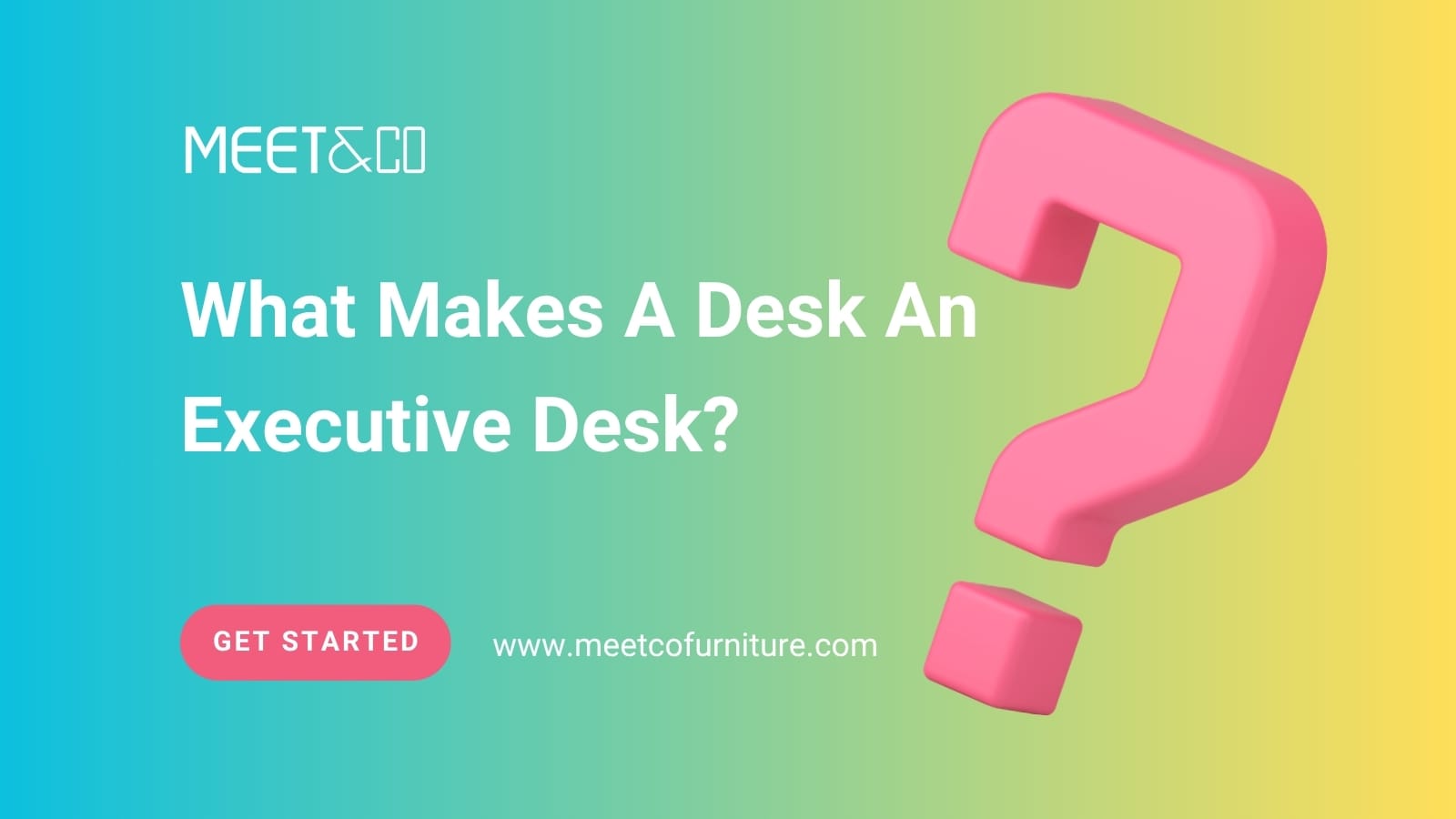 O que torna uma mesa uma mesa executiva?