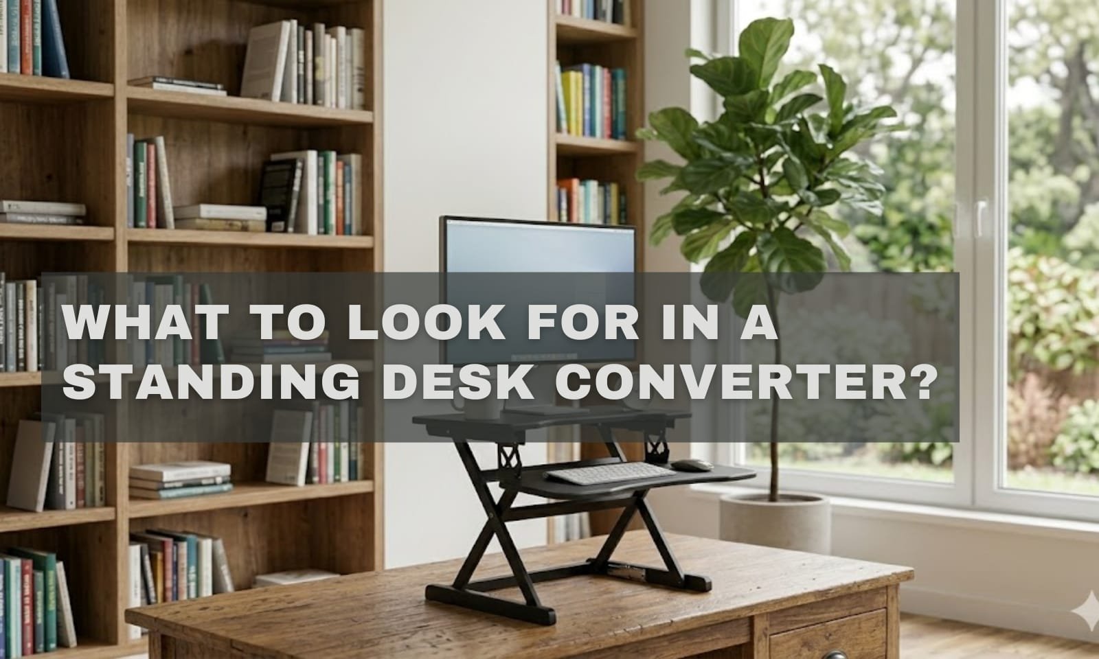 What To Look For In A Standing Desk Converter
