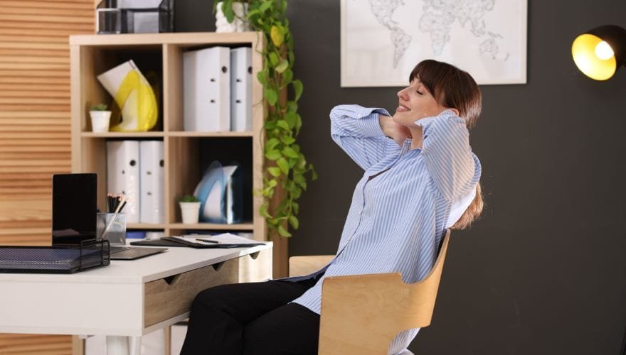 woman in office