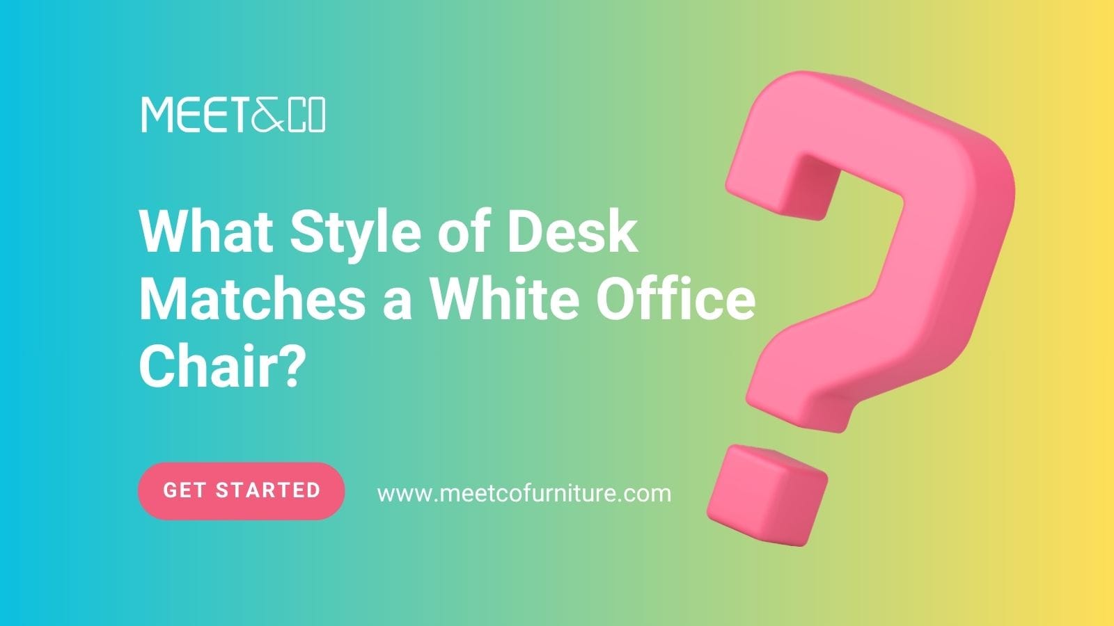 What Style of Desk Matches a White Office Chair?