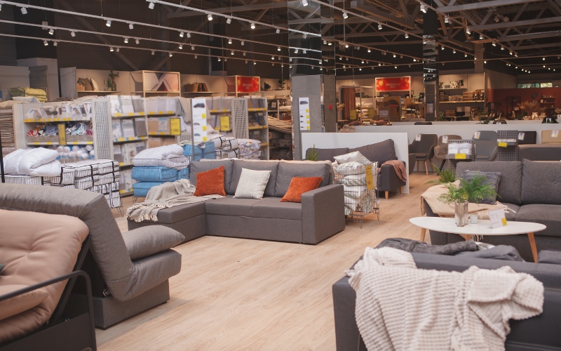 Big-box furniture stores