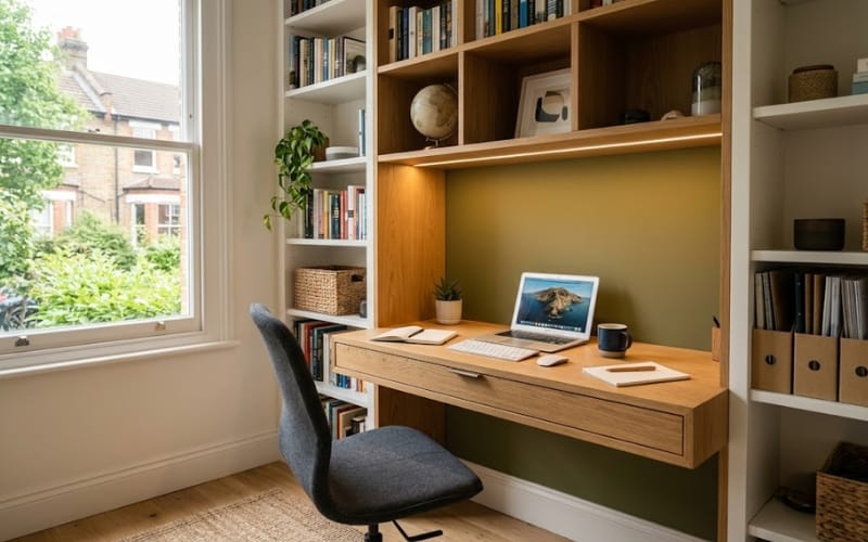 Built-in Office Desk