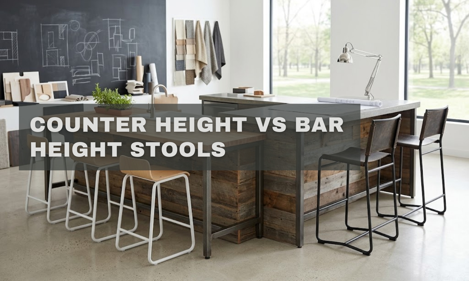Counter Height vs Bar Height Stools: The Perfect Fit