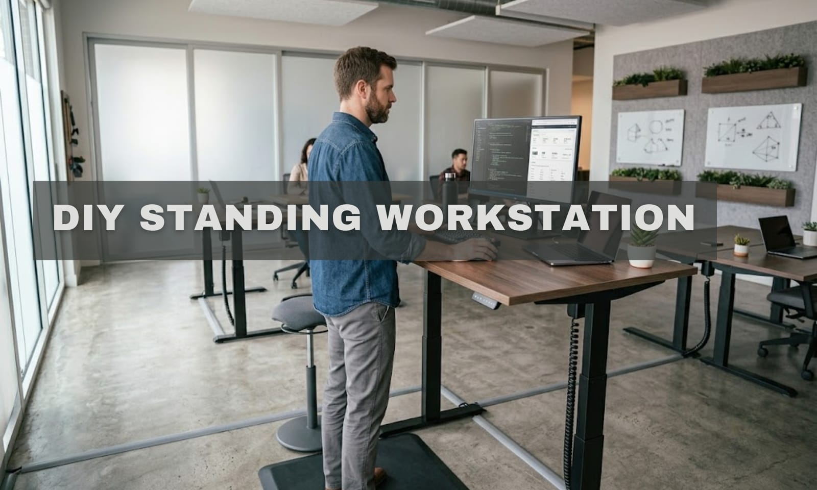 Custom DIY Standing Workstation