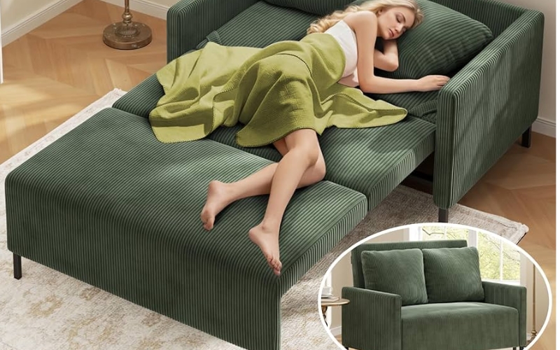 Eco-Rest Compact Corduroy Sofa