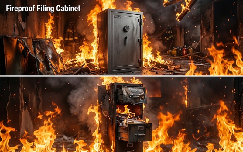Fireproof vs. Fire-Resistant Filing Cabinets