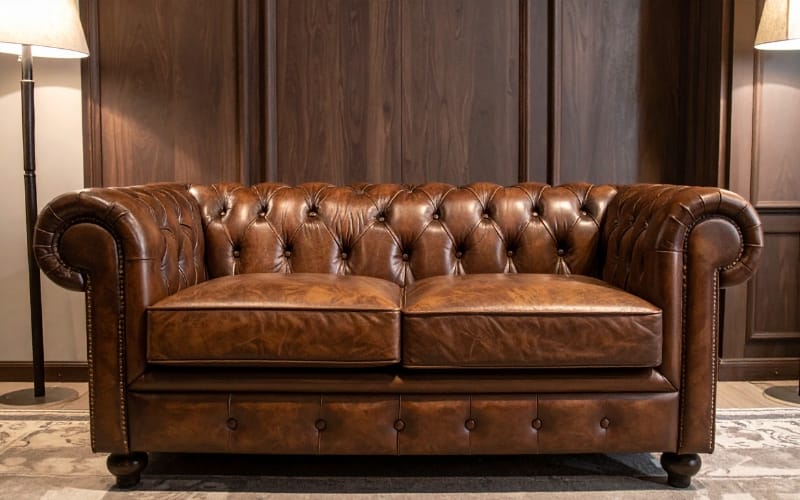 genuine leather sofa