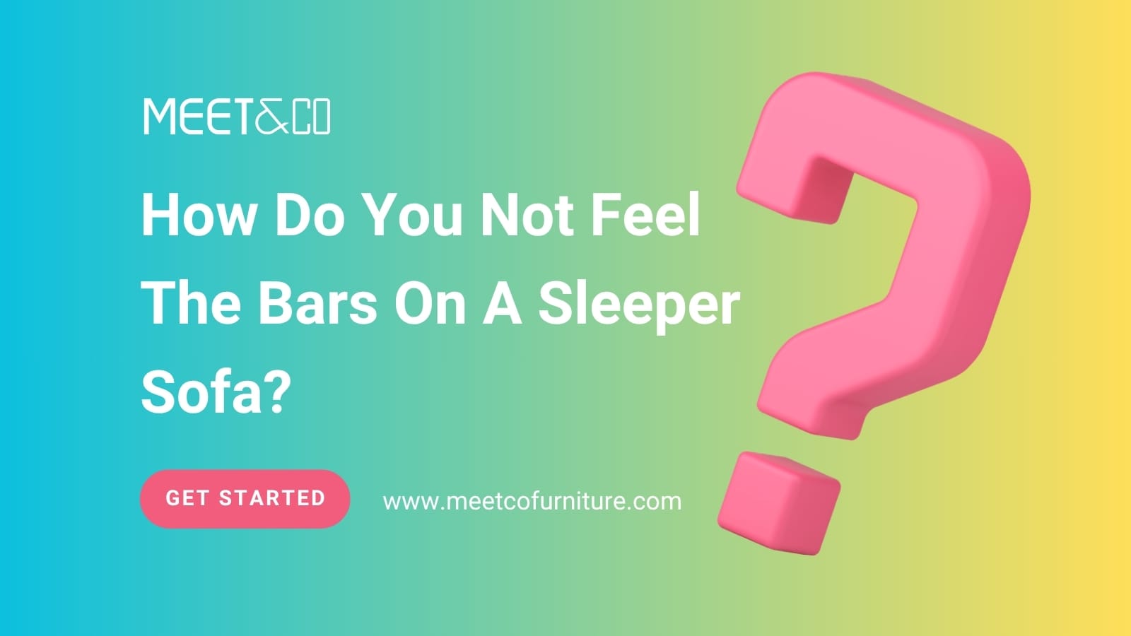 How Do You Not Feel The Bars On A Sleeper Sofa?