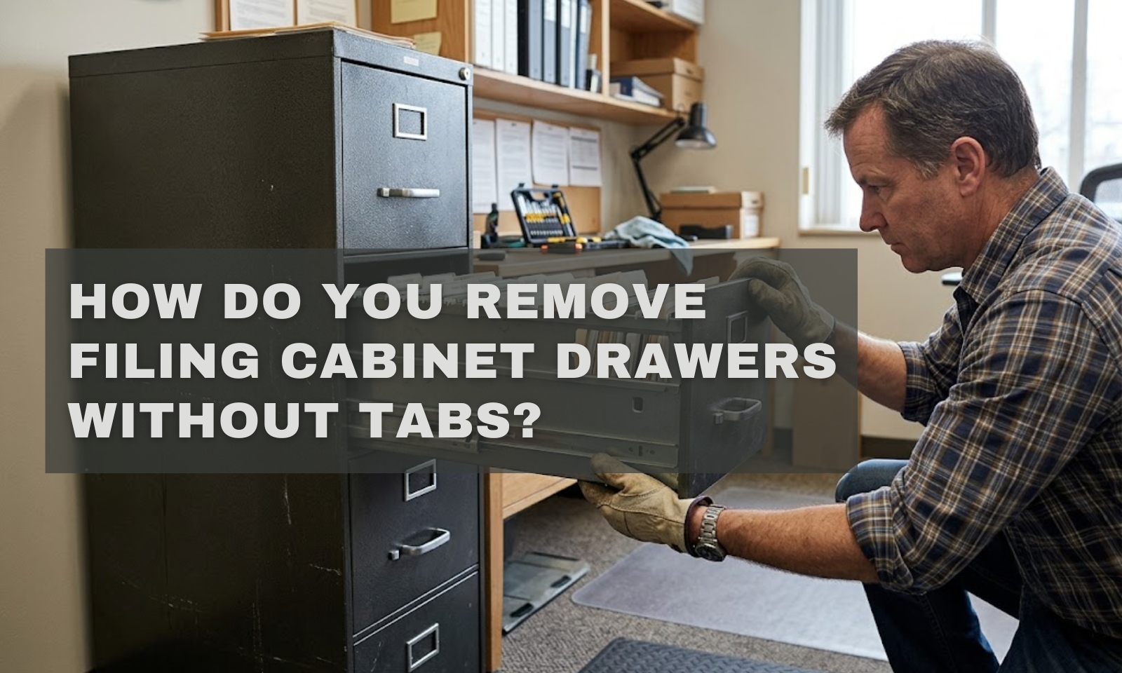 How Do You Remove Filing Cabinet Drawers Without Tabs?