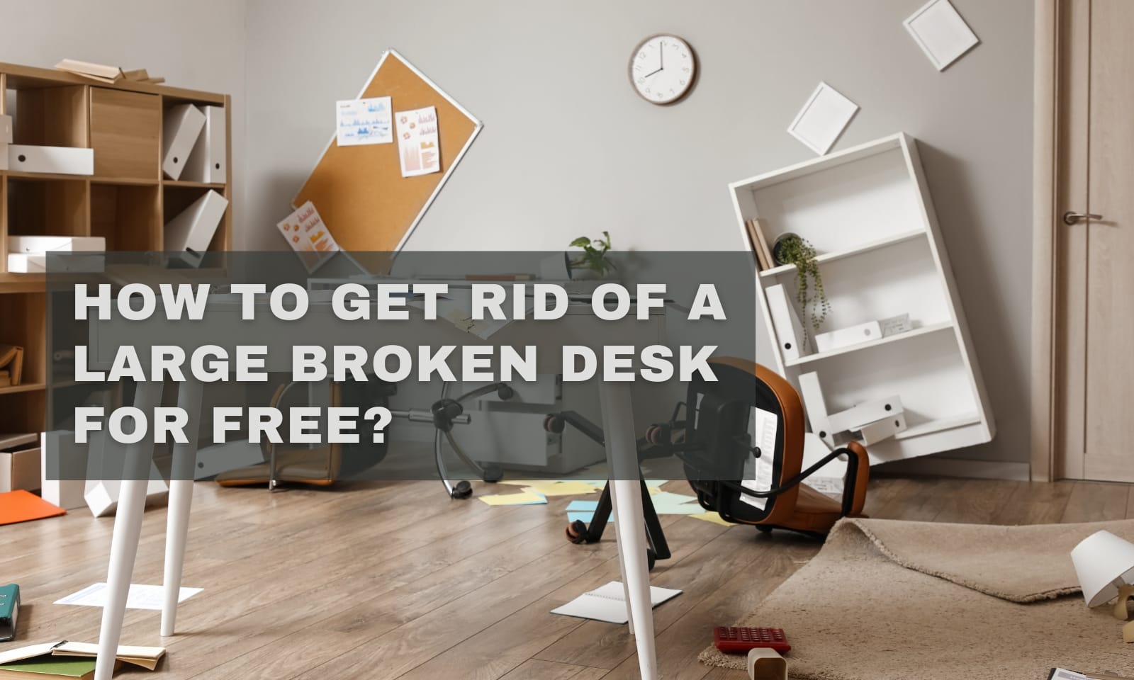 How to Get Rid of a Large Broken Desk for Free?