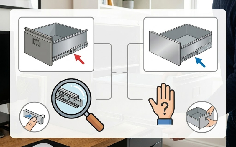 How to Identify Your Filing Cabinet Drawer Type