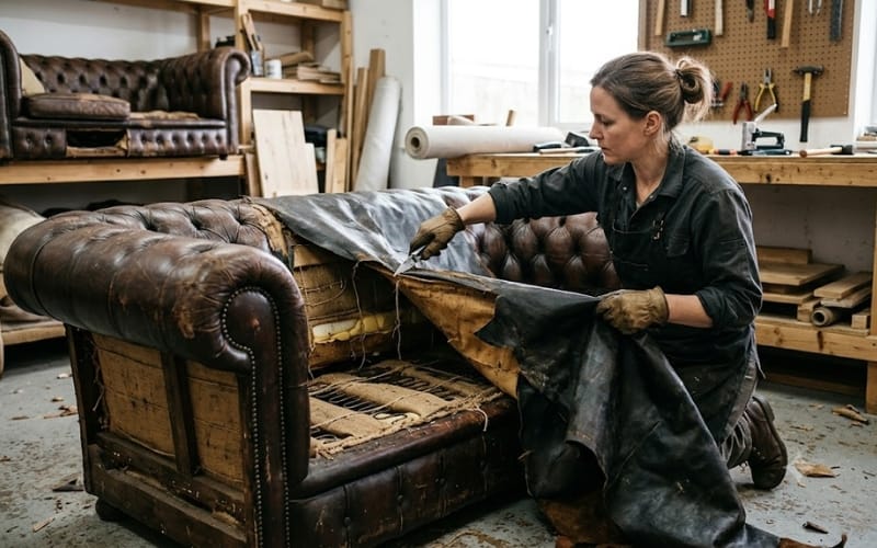 How to Remove Leather from a Couch