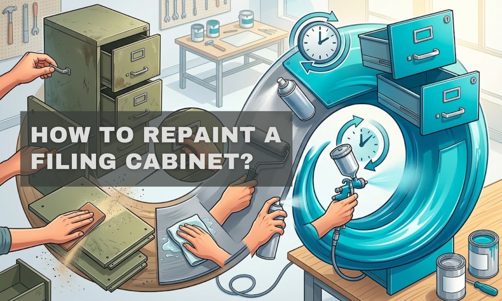 How to Repaint a Filing Cabinet: Save 85% vs. Buying New