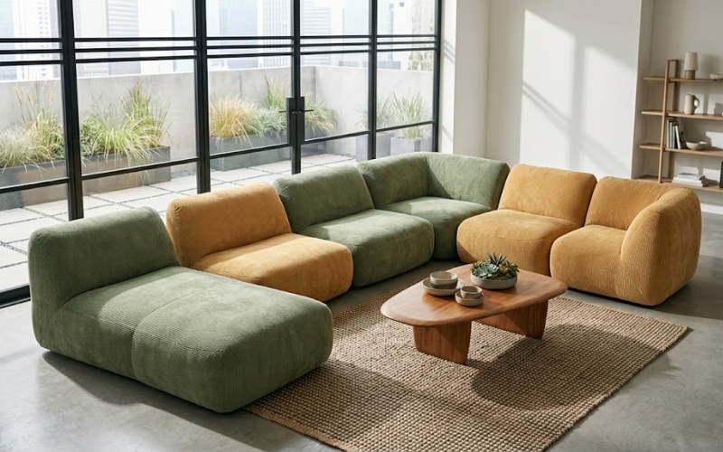 How We Tested the Best Boneless Sofas