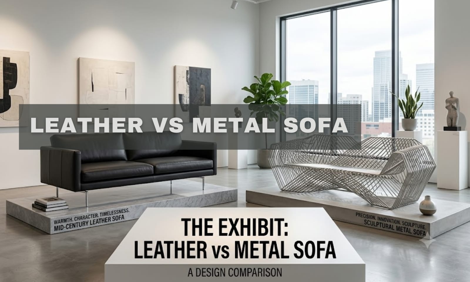 Leather vs Metal Sofa: Which Is Best for Your Office?