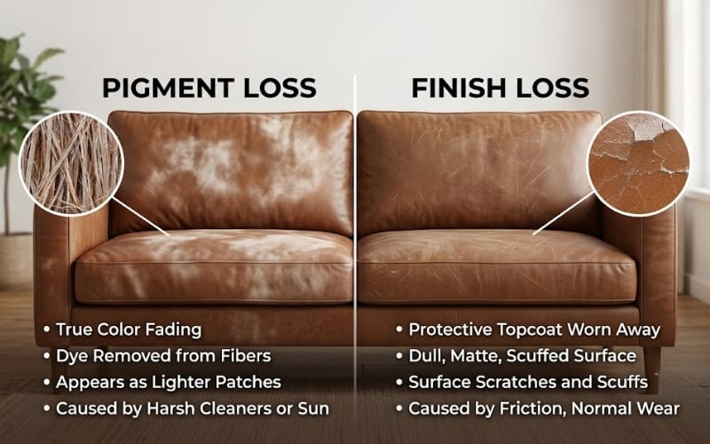 Pigment Loss vs Finish Loss