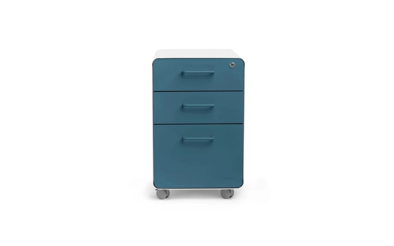Poppin Stow 3-Drawer Rolling Cabinet