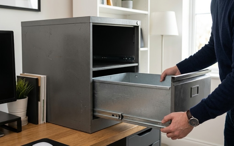 Remove Filing Cabinet Drawers Without Tabs