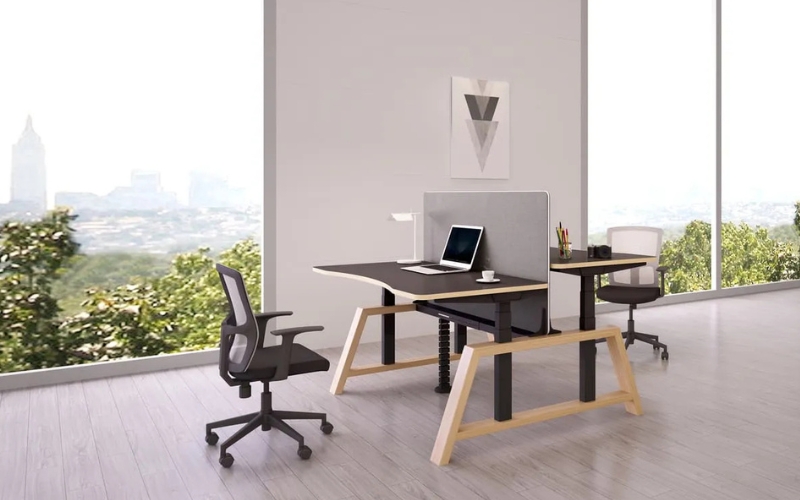 Sendi Solid Wood Standing Desk