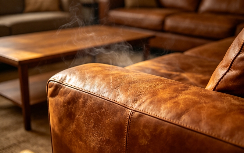 Smell from Leather Sofa