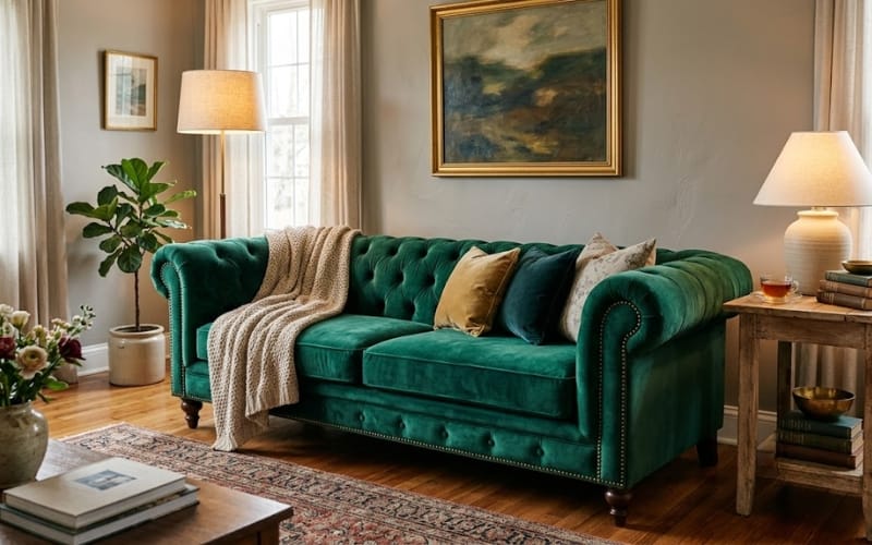 Velvet Sofa