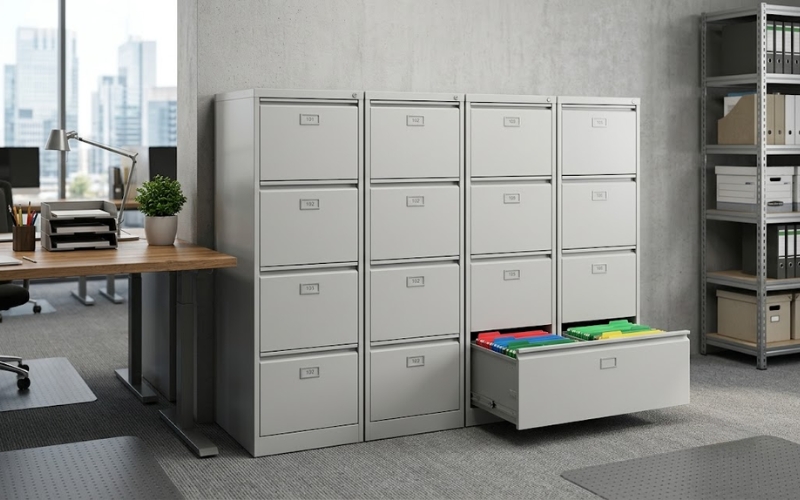 Ways to Check If a Filing Cabinet Is Fireproof