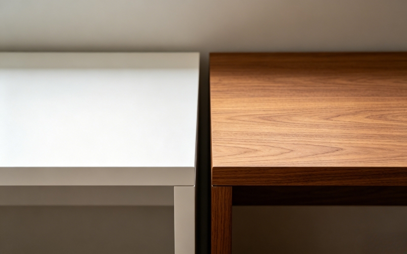 White Desk vs Wood Desk