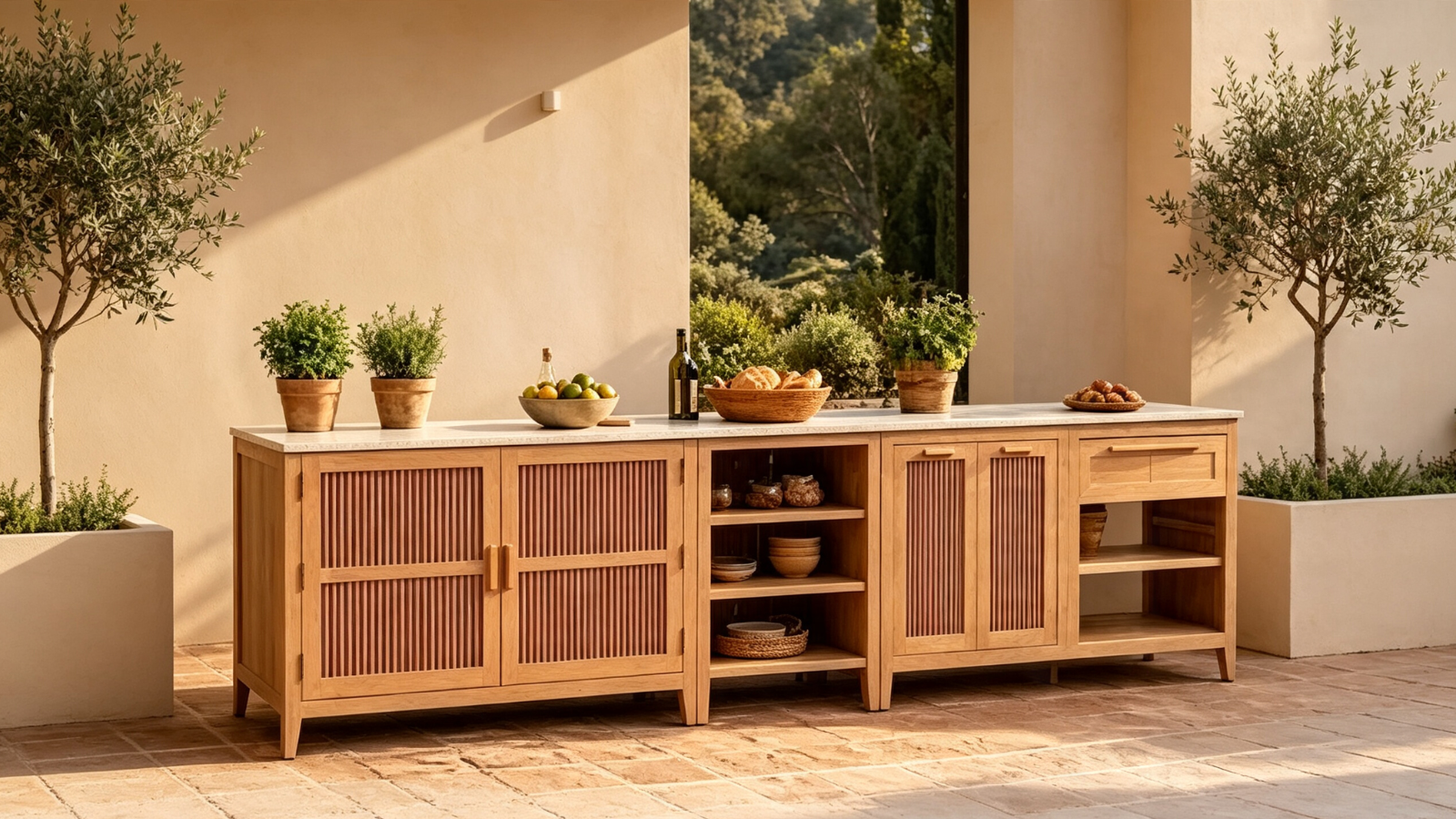 Armen Living Debuts Solara Modular Kitchen Collection at Las Vegas Market