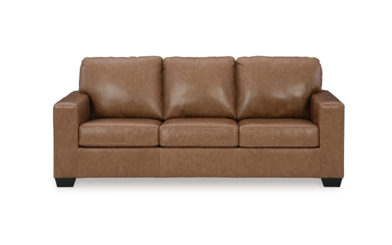 Ashley leather comfy sofa