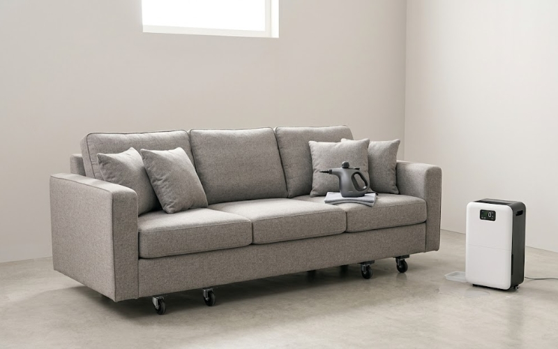 Clean and Dry the Sofa