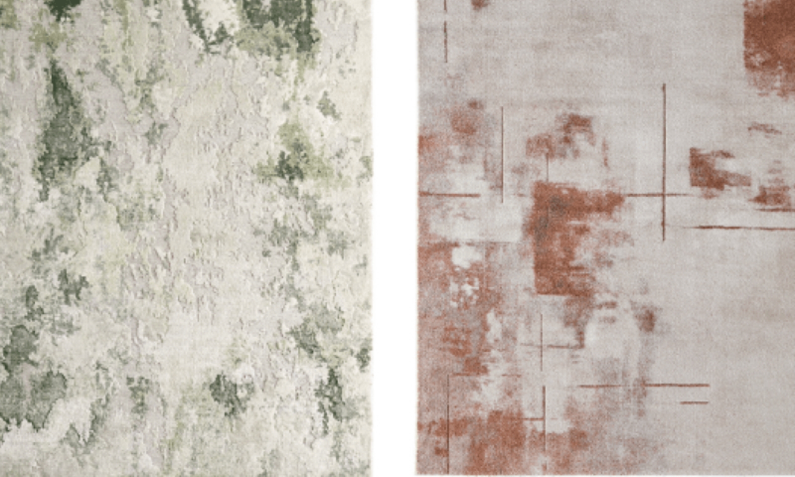 hand-knotted and machine-made collections