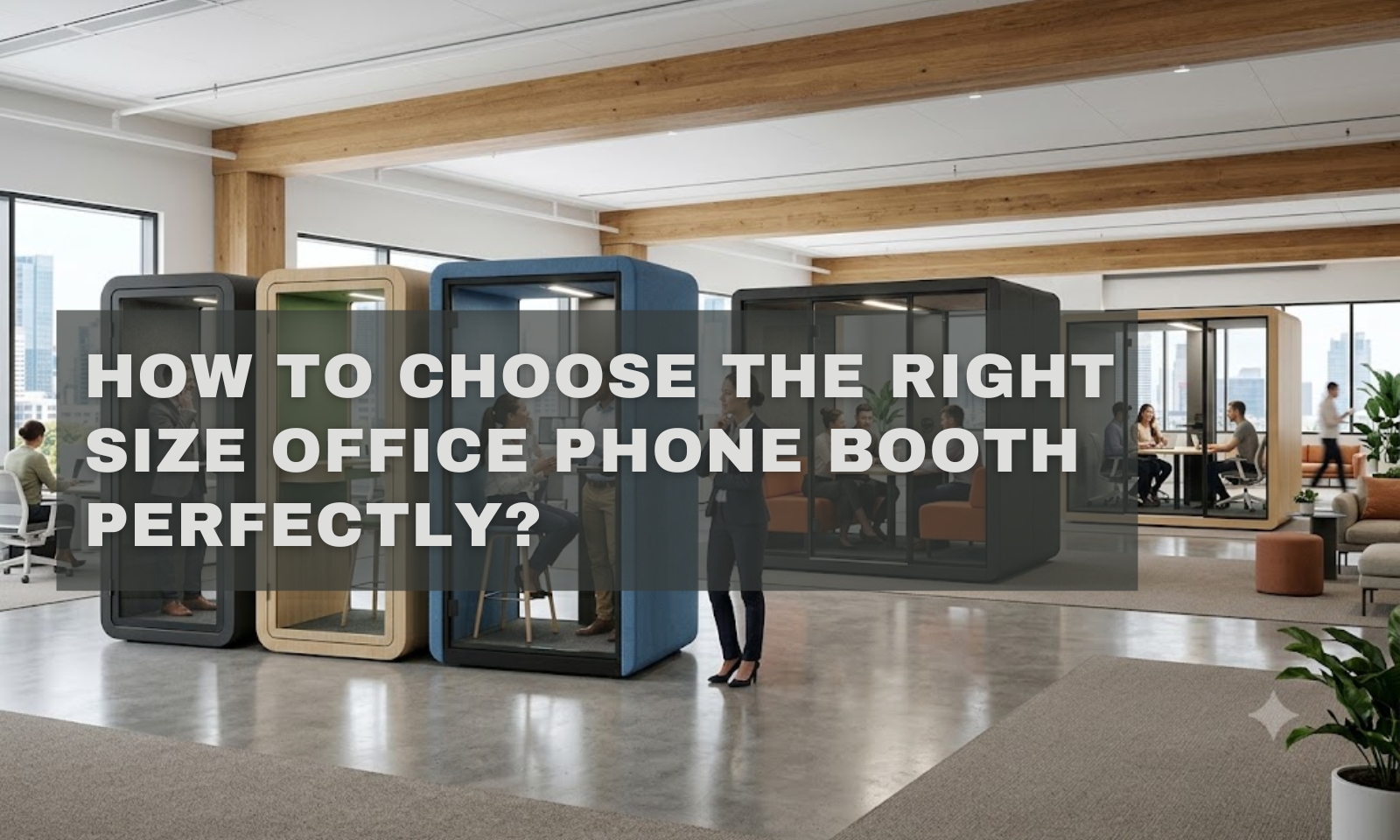 How to Choose the Right Size Office Phone Booth Perfectly?