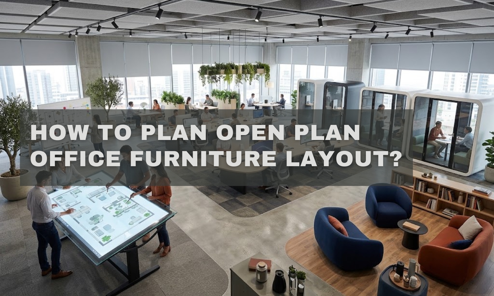 How to Plan Open Plan Office Furniture Layout Like a Pro
