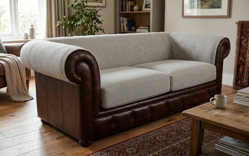 Non Slip Cover for Leather Sofa