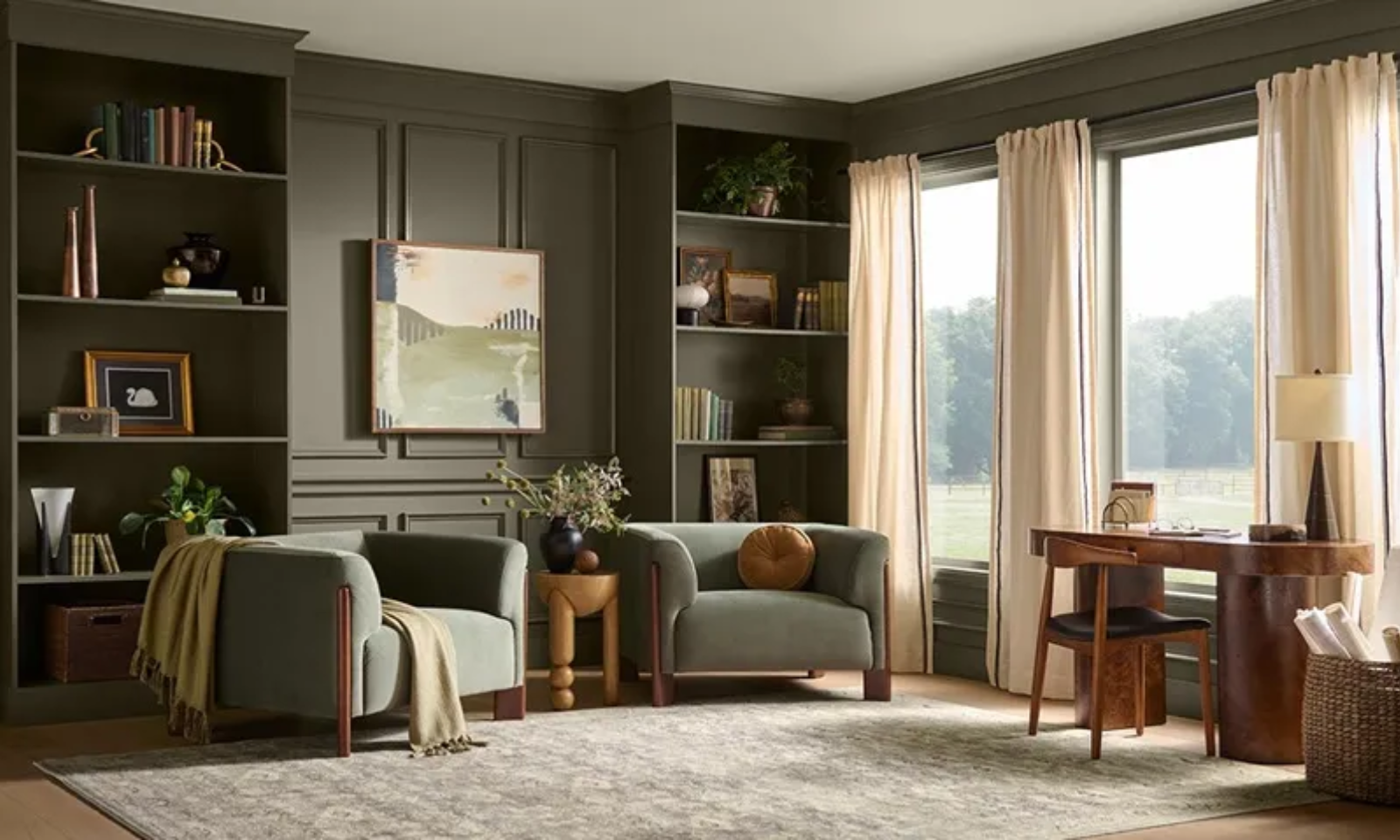 Behr Paint selects earthy olive hue as 2027 Color of the Year
