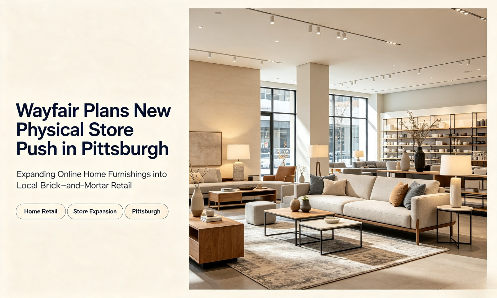 Wayfair plans new physical store push in Pittsburgh