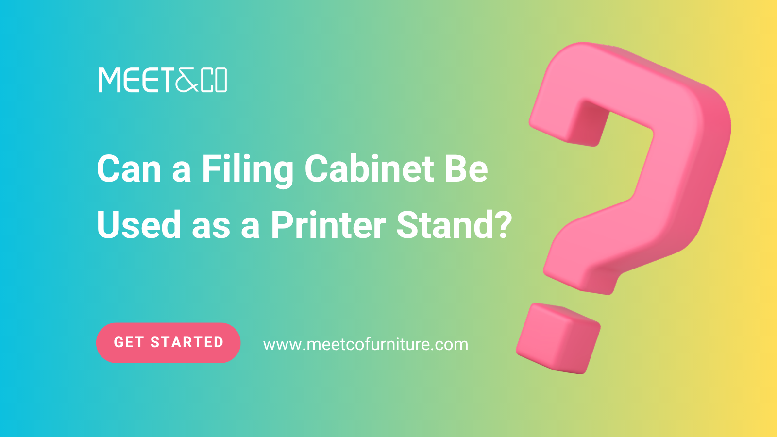 Can a filing cabinet be used as a printer stand