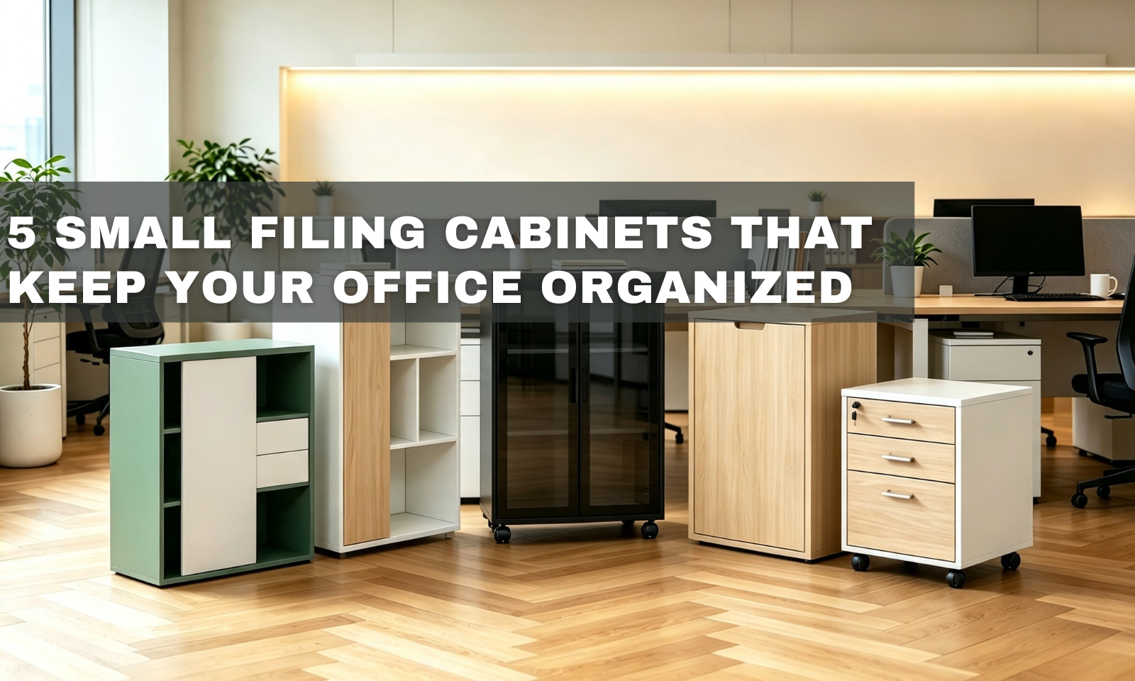 5 Small Filing Cabinets that Keep Your Office Organized