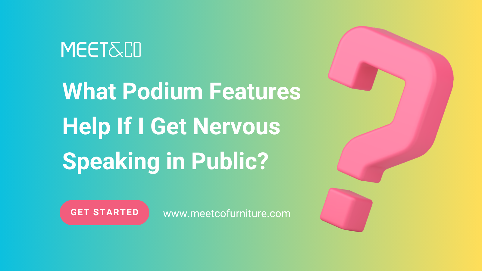 What Podium Features Help If I Get Nervous Speaking in Public?