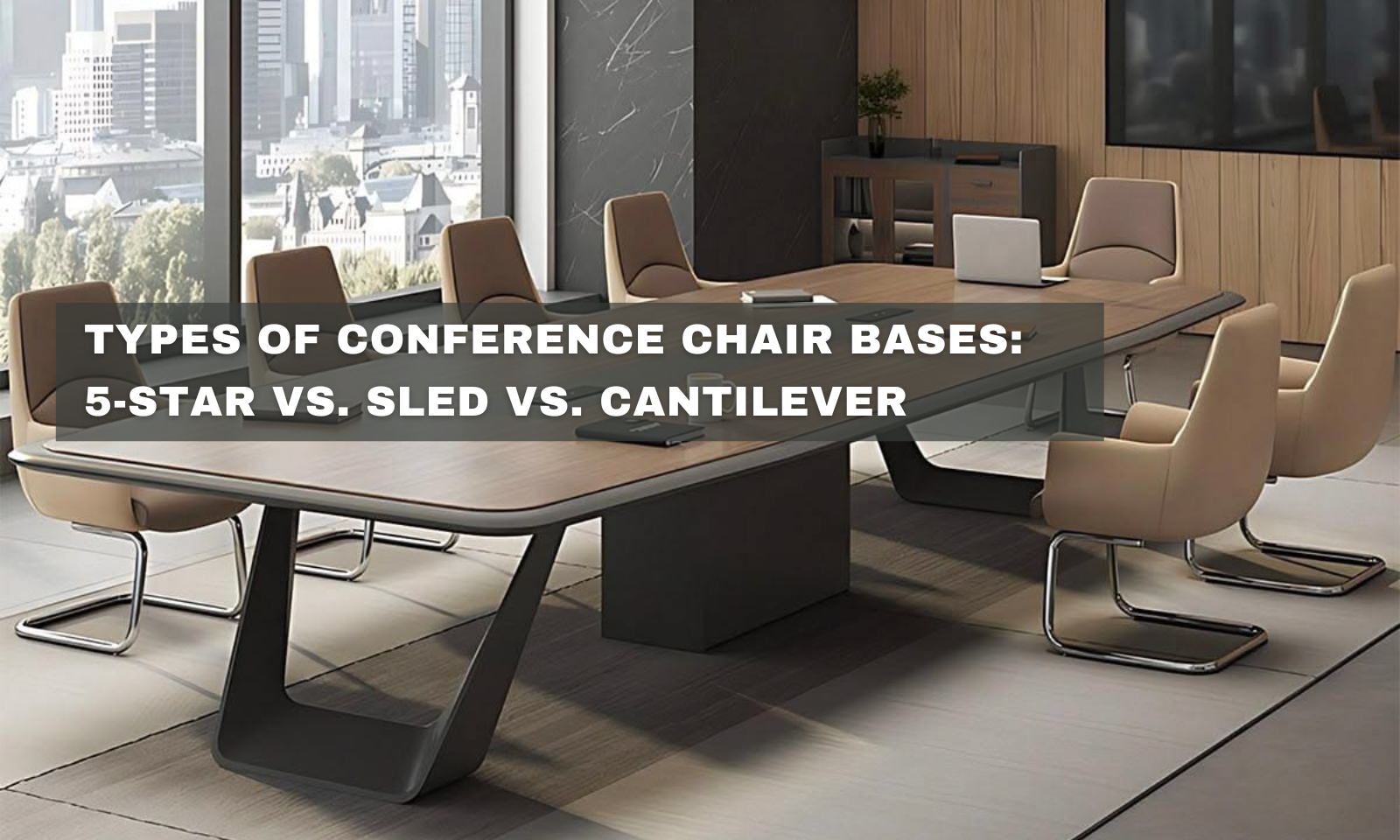 Types of Conference Chair Bases: 5-Star vs. Sled vs. Cantilever