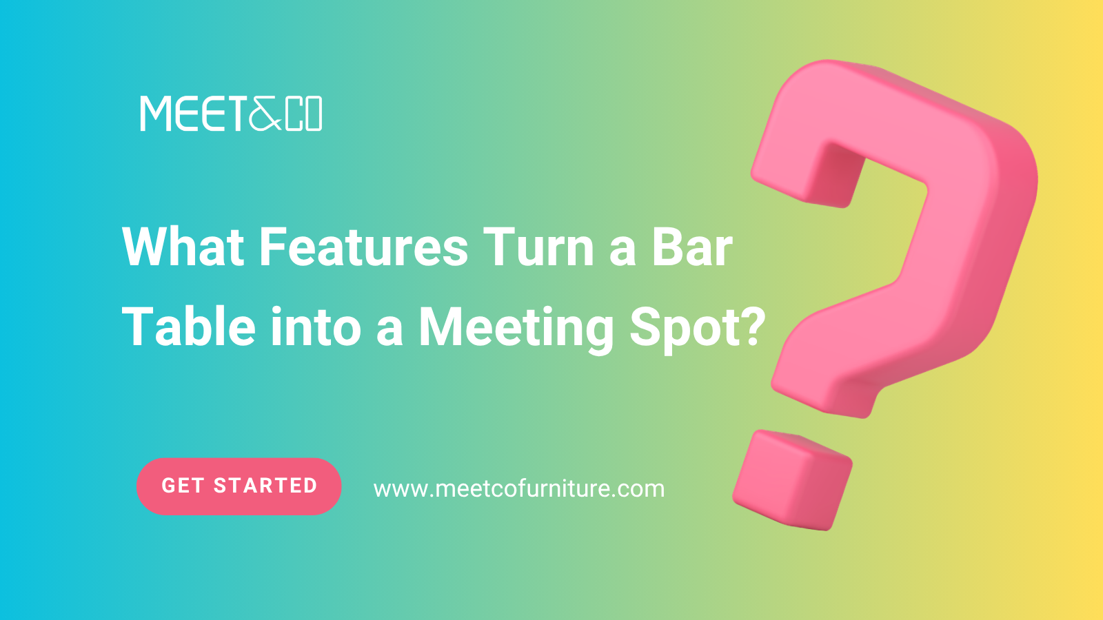 What Features Turn a Bar Table into a Meeting Spot