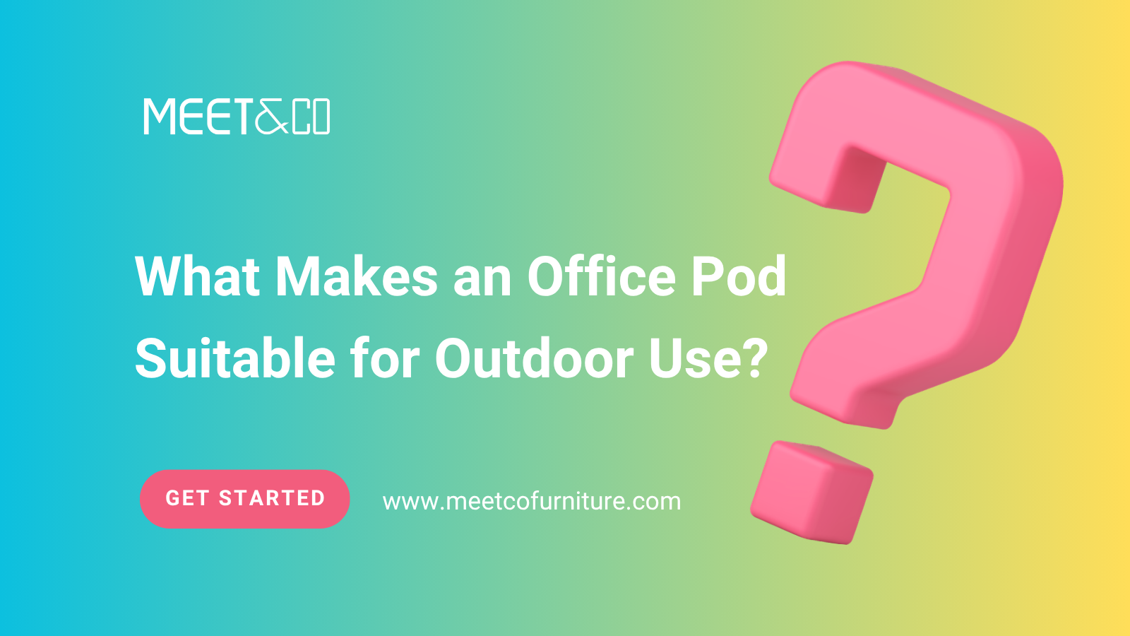 What Makes an Office Pod Suitable for Outdoor Use?