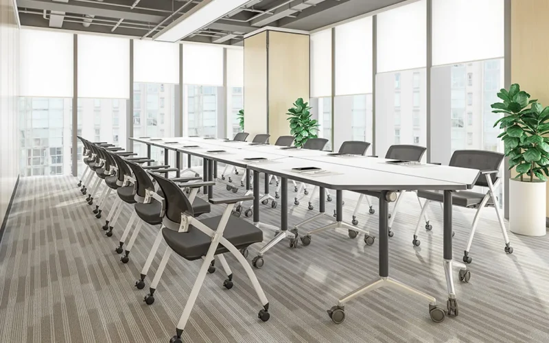 Meet&Co Mobile Foldable Training Table Sceen Image One