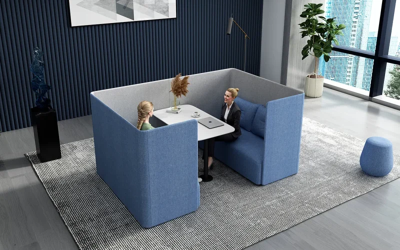 ENJOY 2-Seater Partition Sofa With Conversation Table Sceen Image 2