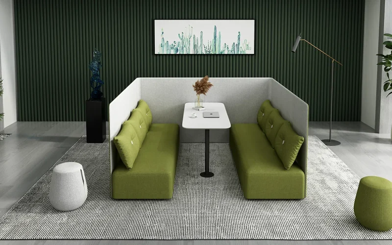 ENJOY 3-Seater Partition Sofa With Conversation Table Sceen Image 1