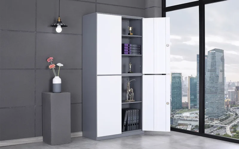 Compact Metal Filing Cabinet