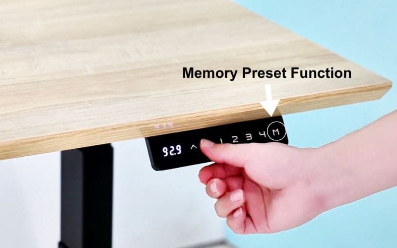 Standing Desk Height Memory Preset Function
