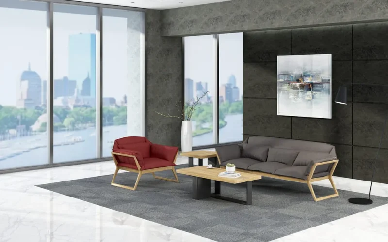 Kobe Square Wood Coffee Table